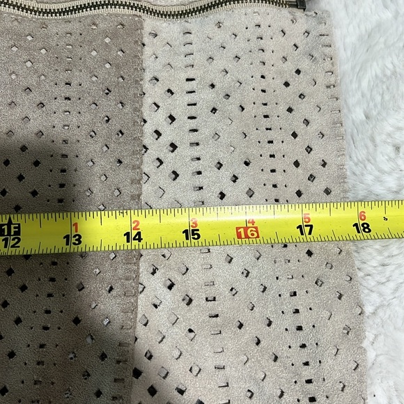 BCBGmaxazaria faux suede color block jacket - Picture 8 of 8